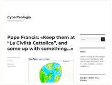 Tablet Screenshot of cyberteologia.it